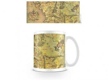 Lord of the Rings Middle Earth Map 11oz Boxed Mug