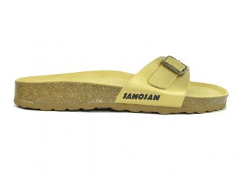 Sanosan Malaga Nacre Gold Women's Designer Mule Sandals