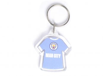 Man City Acrylic Double Sided Kit Keyring