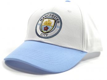 Man City Contrast Baseball Cap Sky White