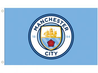 Man City Core Crest Flag 5 x 3