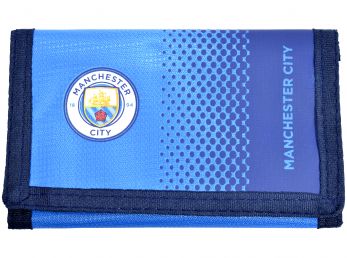 Manchester City FC Tri-Fold Wallet Fade Design Navy / Sky Blue