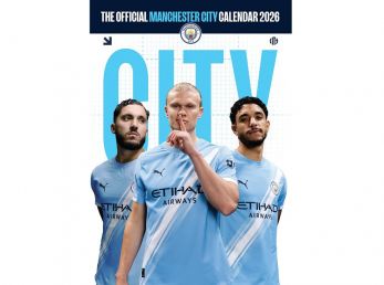 Man City FC 2026 A3 Wall Calendar