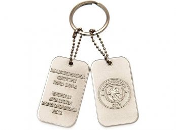 Man City FC Dog Keyring