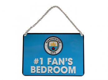Man City FC No One Fans Bedroom Sign