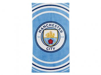 Man City Pulse Design Towel