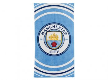 Man City Pulse Design Towel