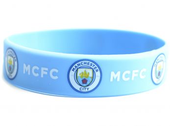 Man City Silicone Wristband