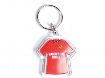 Man UTD Acrylic Double Sided Kit Keyring