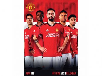 Man UTD Football A3 Calendar 2024
