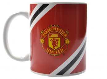 Man UTD Core Stripe 11oz Boxed Mug