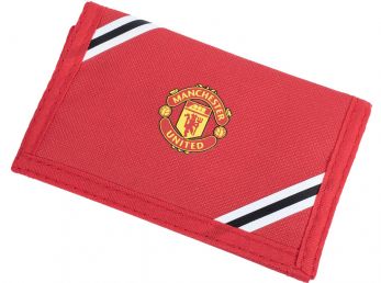 Man Utd Core Stripe Wallet Red