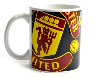 Manchester United FC Halftone 11oz Boxed Mug