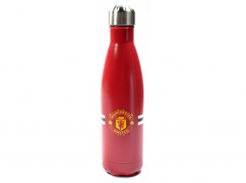 Man UTD Stripe Chill Bottle Red 500ml