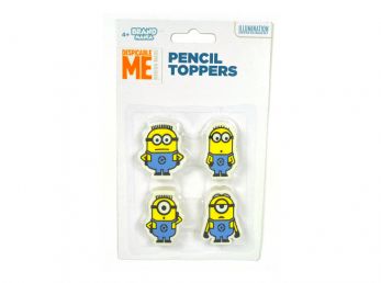 Minions Four Pack Pencil Topper Set