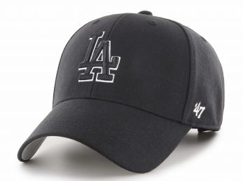 47 Brand MLB Los Angeles Dodgers MVP Cap Black Black