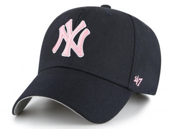 47 Brand MLB New York Yankees MVP Cap Navy Pink