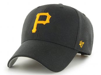 47 Brand MLB Pittsburgh Pirates Clean Up Cap Black Yellow