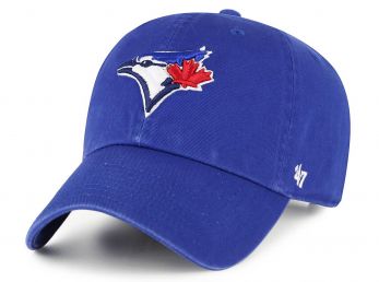 47 Brand MLB Toronto Blue Jays Clean Up Cap Black Black