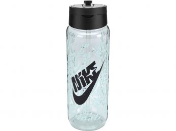 Nike TR Renew Recharge Straw Bottle 24 OZ Graphic Barley Green / Black / (White)