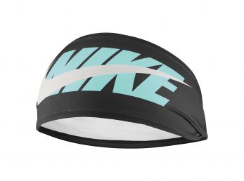 Nike Wide Headband Wide Graphic Black / Copa Sail / (White)