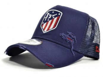Atletico Madrid Distressed Navy A Frame Trucker