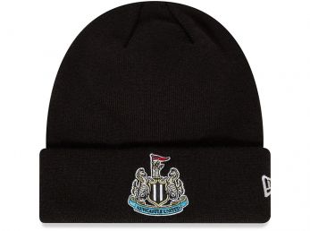 New Era Newcastle United FC Core Black Cuff Knit Beanie Hat