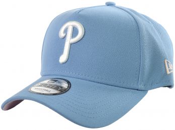 New Era Philadelphia Phillies MLB 9FORTY Snapback Cap Sky Blue Pink