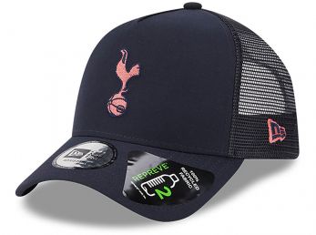 Spurs New Era Repreve Navy A-Frame Trucker Cap