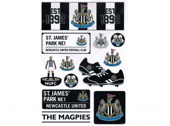 Newcastle United A4 Sticker Set