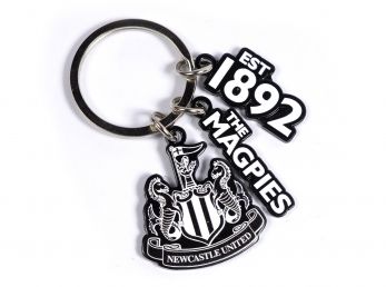 Newcastle United Charm Keyring