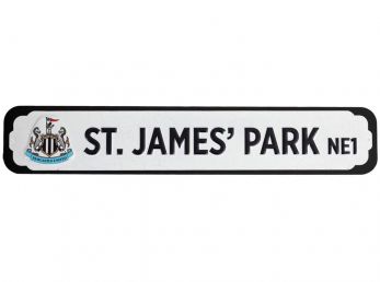 Newcastle United Deluxe Metal MDF Stadium Signs 60cm x 12cm x 0.9cm