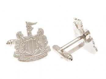 Newcastle United FC Silver Plated Formed Cufflinks
