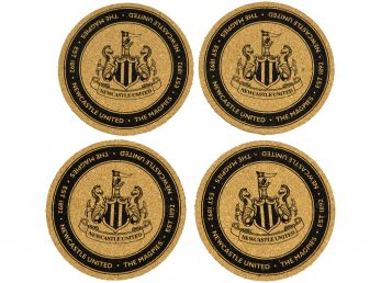 Newcastle United Four Pack Cork Coaster Set