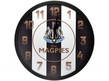 Newcastle United Magpies Wall Clock