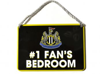 Newcastle United No One Fan's Bedroom Sign