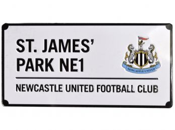 Newcastle United St James Park Street Sign Magnet