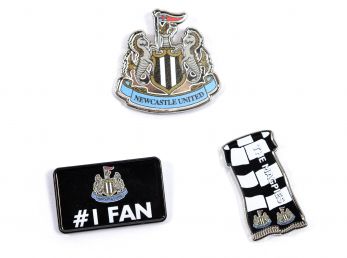 Newcastle United Three Badge Set