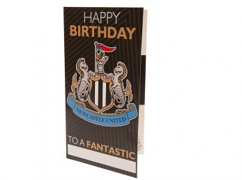 Newcastle United To A Fantastic Personalised Birthday Card