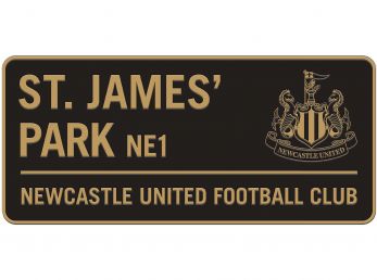 Newcastle United Toon On Toon Metal Street Sign