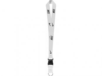 Nike Adults Unisex Detachable Lanyard White