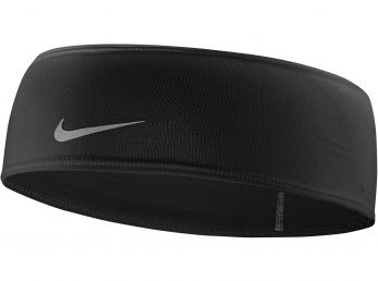 Nike Dri FIT Swoosh Headband 2.0 Black / Silver