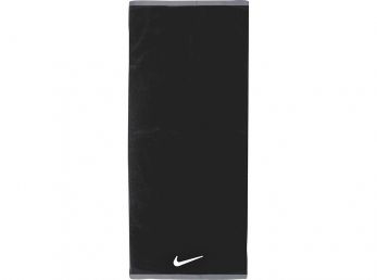 Nike Fundemental Towel Black / (White) - Large