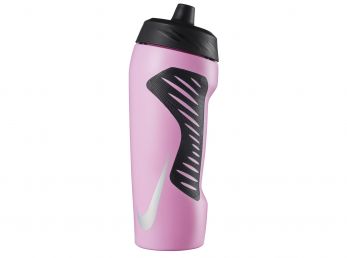 Nike Hyperfuel Water Bottle 18oz Pink Rise / Black / Black / Multi Iridescent