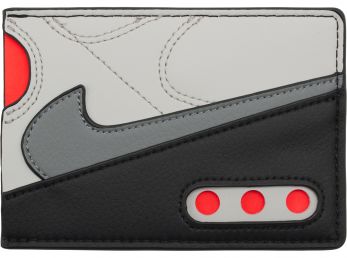 Nike Icon Air Force 1 Card Wallet Neutral Grey / Infrared / (Cool Grey)