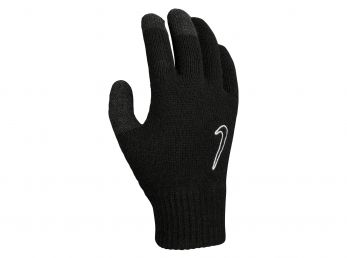 Nike YA Knitted Tech and Grip Gloves Black / Black / White