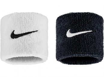 Nike Classic Swoosh Wristbands Black / White / (Black)