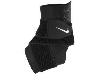 Nike Pro Ankle Strap Sleeve Black White