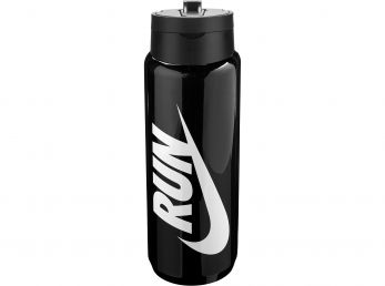 Nike TR Renew Recharge Straw Bottle 24 OZ Graphic Black / Black / (White)