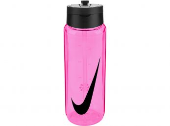Nike TR Renew Recharge Straw Bottle 24 OZ Pink Spell / Black / (Black)